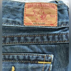 True Religion Joey Cut Off Shorts